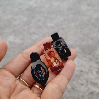 Kẹp tóc mái nhí rỗng vuông / bầu (3cm)