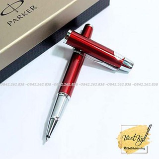 Bút Ký PARKER_IM [Đỏ Cài Trắng] - Miễn Phí Khắc Chữ, Logo & Tặng kèm Ngòi Ký