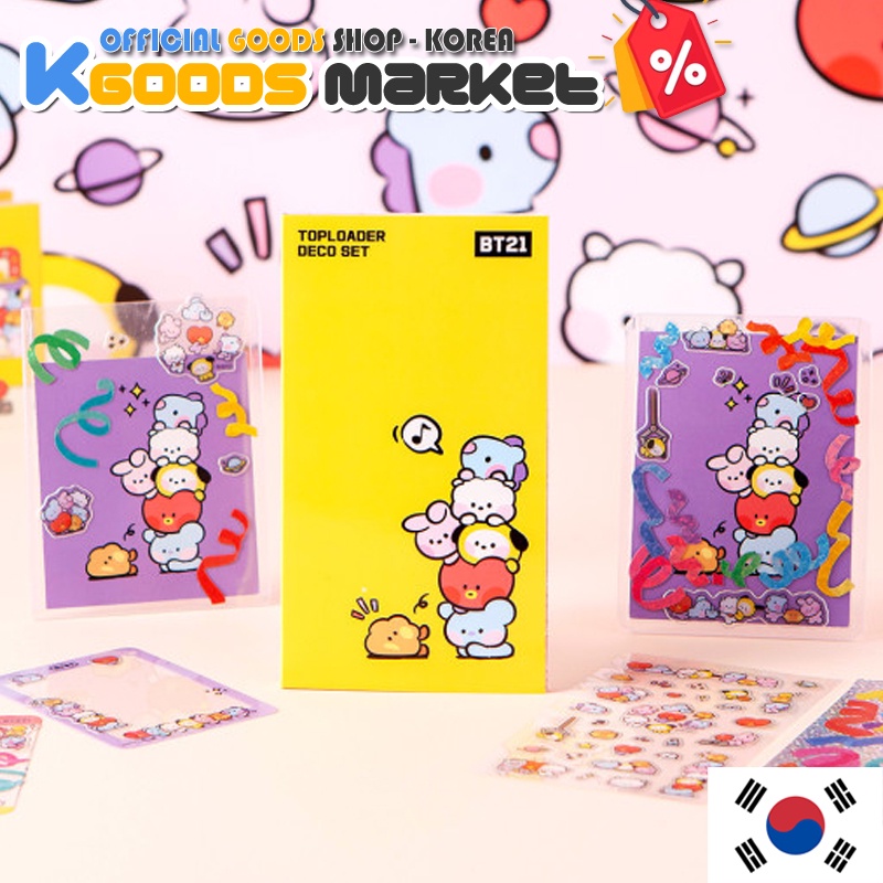 BT21 TopLoader Decoration Set Minini Toploader Set