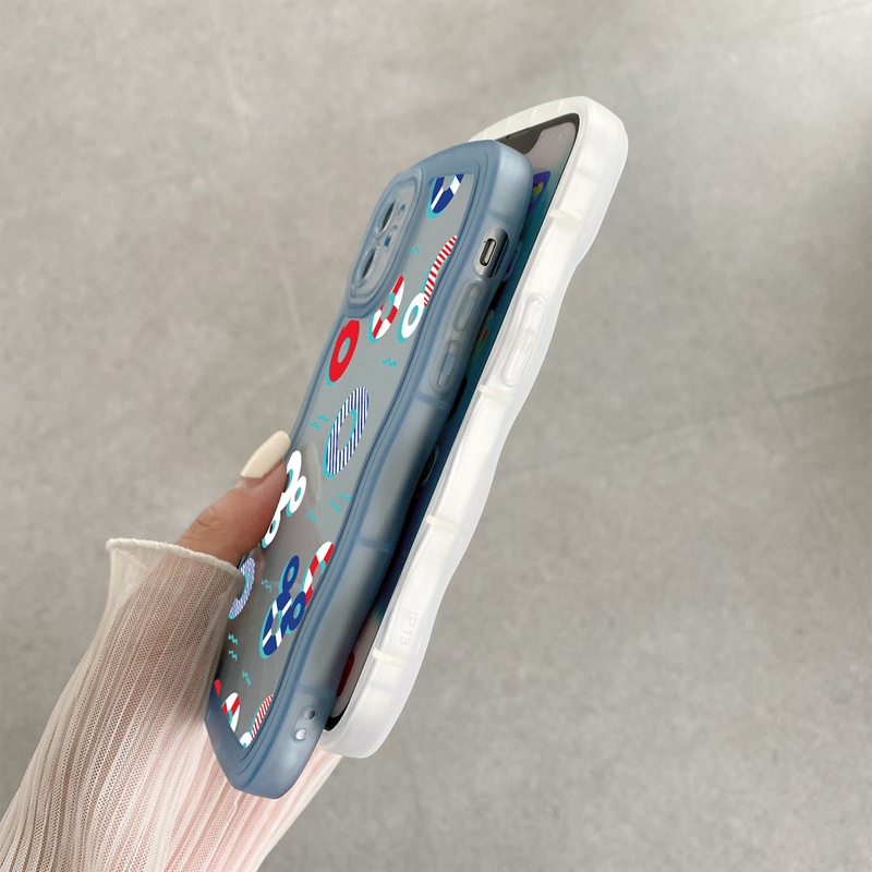 SUNTAIHO Ốp lưng iphone Ốp điện thoại mềm in hình bánh donut thích hợp cho iPhone 11 11 Pro 13 12 Pro Max X XS Max XR 7 8 Plus