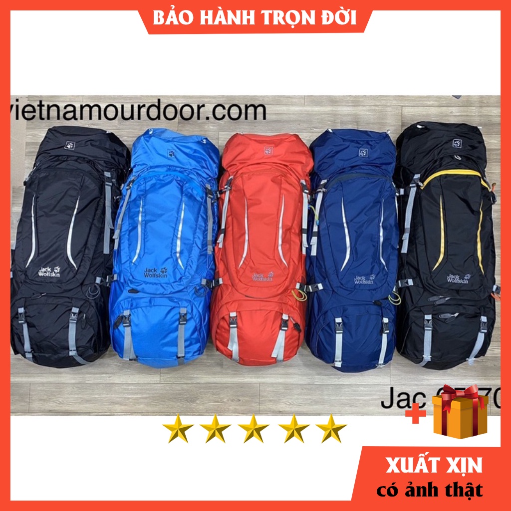 Balo JACK WOLFSKIN DENALI 70 -balo du lịch - balo trekking