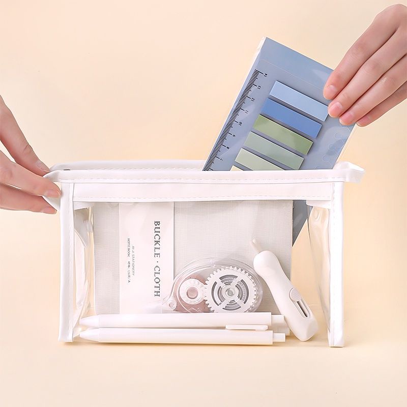 Túi đựng bút viết trong suốt thời trang phong cách Hàn Quốc TA092