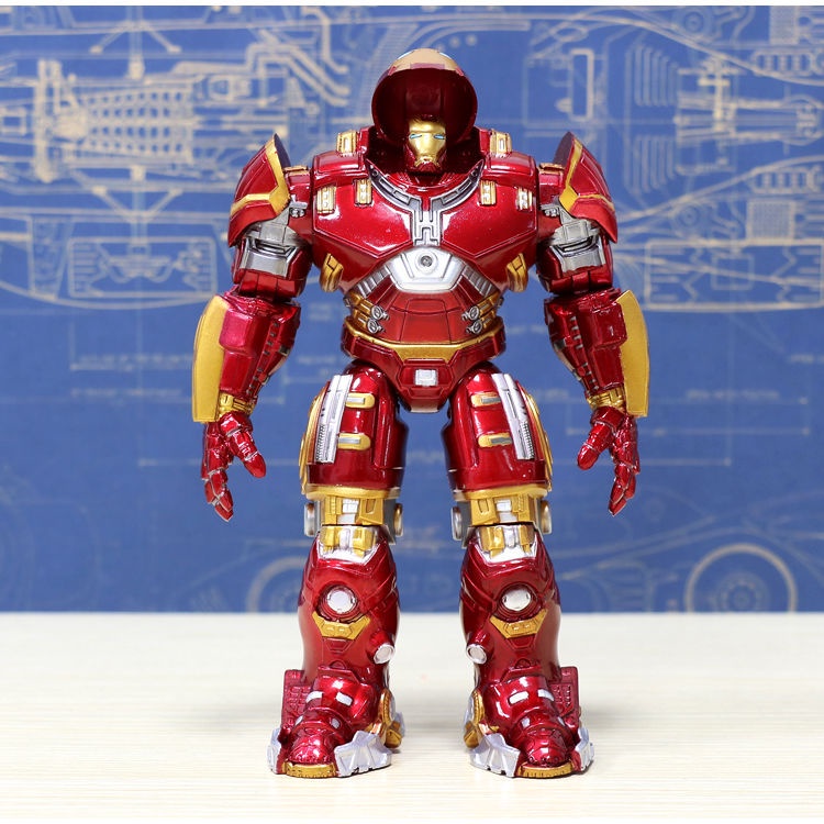 [Cao cấp] Mô Hình Iron Man Hulkbuster Cử Động Có Đèn Mark 44 Cao 18cm - Mon store