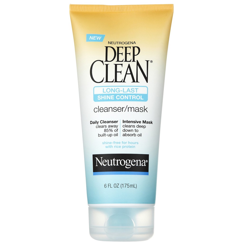 Neutrogena Deep Clean Long-Last Shine Control Cleanser/Mask
