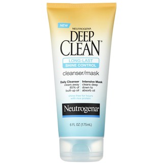 Neutrogena Deep Clean Long-Last Shine Control Cleanser/Mask
