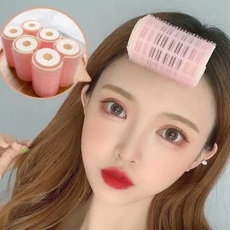 Set 2 Lô Uốn Tóc Xoăn Bằng Nhựa Tự Dính Tiện Dụng Dành Cho Nữ