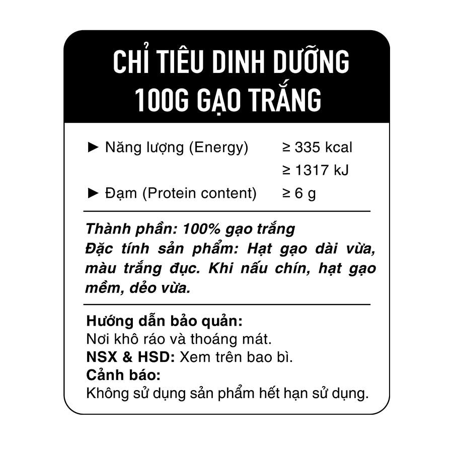 [MUA 3 TẶNG 25K] Gạo Thơm Từ Tâm Túi 5kg – Chính Hãng Vua Gạo – Cơm Mềm, Dẻo Vừa (Cam kết date mới)