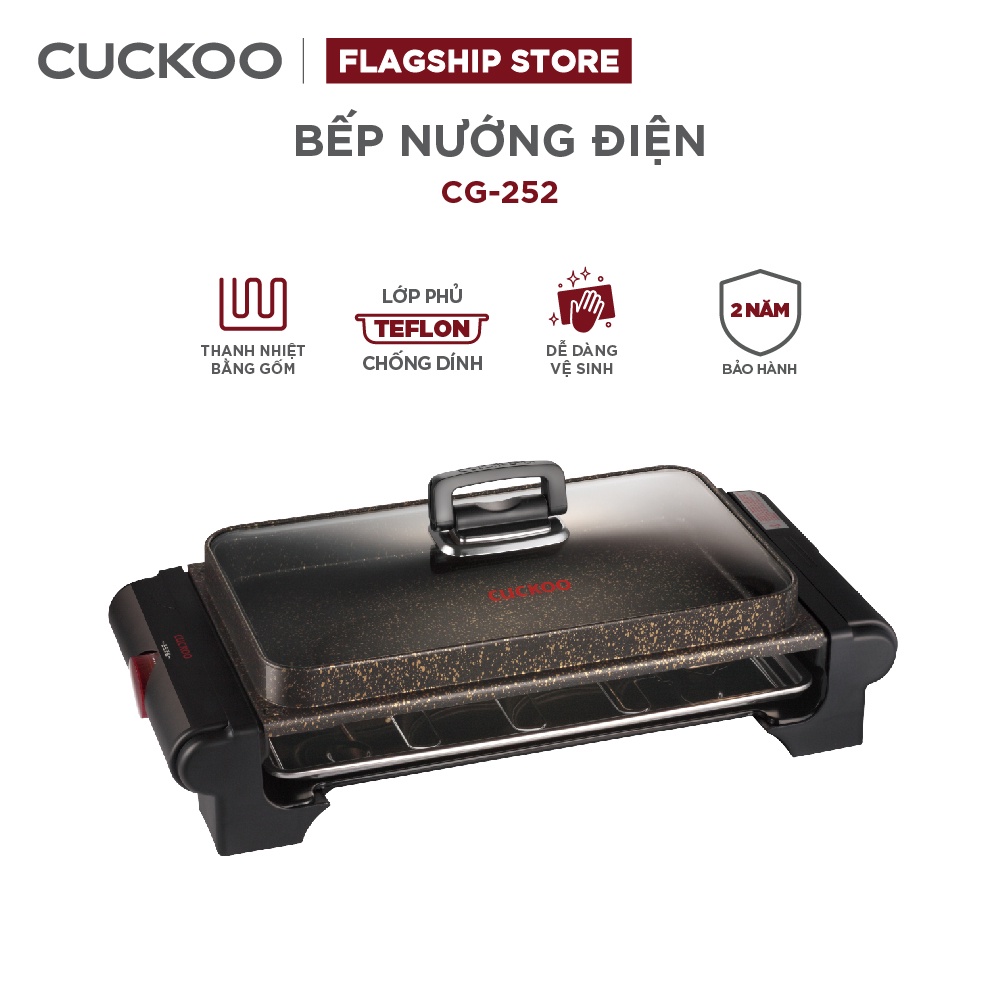 Bếp nướng điện CUCKOO CG-252 - Hàng chính hãng - Chất lượng Hàn Quốc