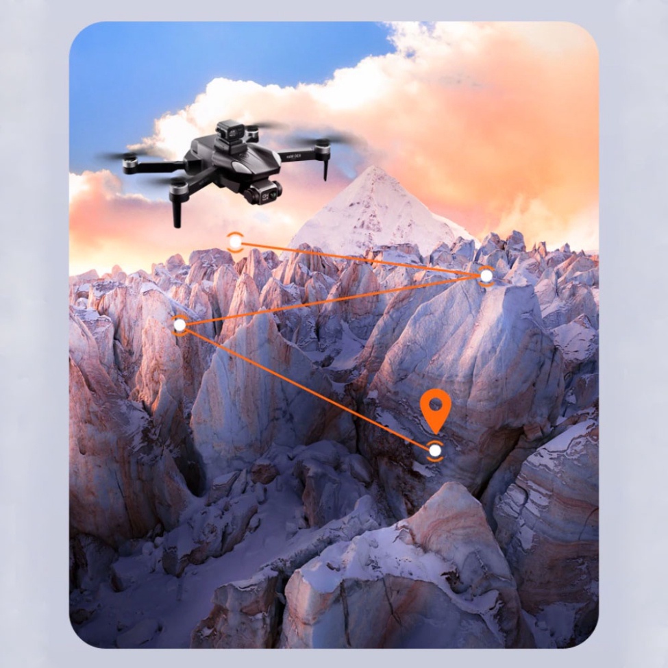 Có GPS &amp; Cảm biến vật thể Flycam K90 Max Cảm Biến Chống Va Chạm Bay 25 Phút, Bay Cao 1500m, Camera 4k Chống Rung