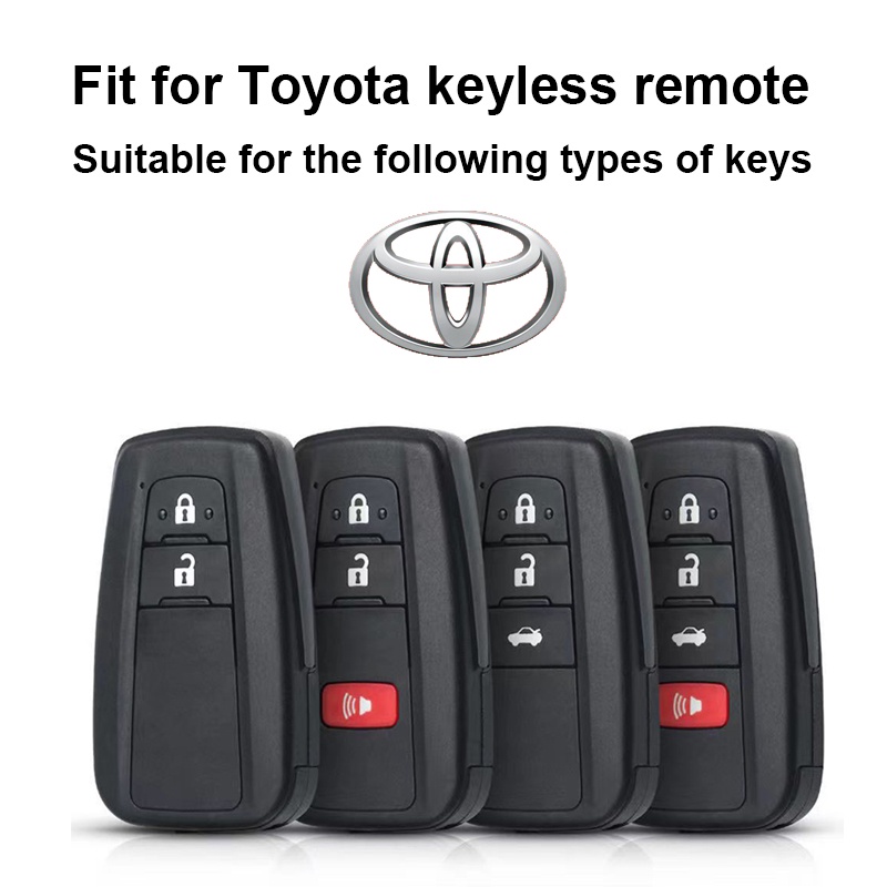 Vỏ Bảo Vệ Chìa Khóa Xe Hơi Sarung Kunci Kereta Toyota Corolla Cross Altis Camry RAV4 Sự Bảo Vệ