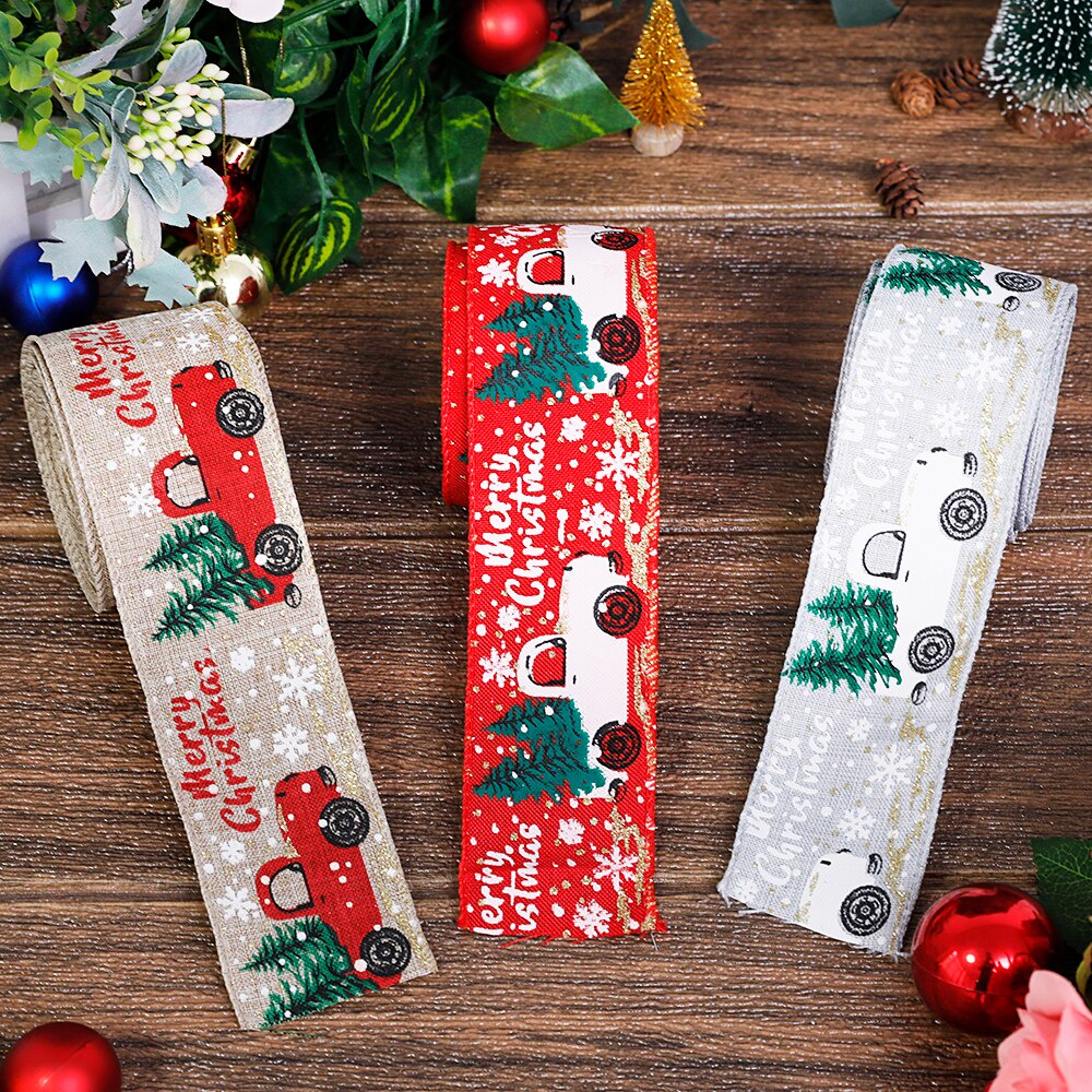 Cuộn dây ruy băng 5m nhiều màu sắc dùng trang trí cây thông noel