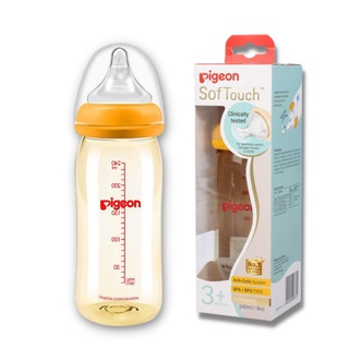 Bình sữa pigeon cổ rộng ppsu plus 160ml/ 240ml
