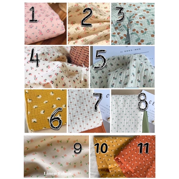 Set vải nhỏ 5 miếng 5 màu chọn tự do | BigBuy360 - bigbuy360.vn