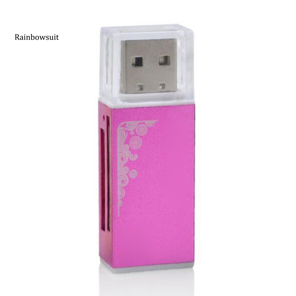 Đầu Đọc Thẻ Nhớ Đa Năng Usb 2.0 Dành Cho Ms Pro Duo Sdhc Tf/M2/Mmc All 1 Micro Sd