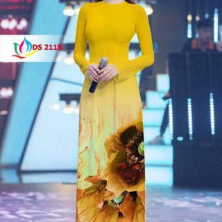 Vải áo dài in 3d