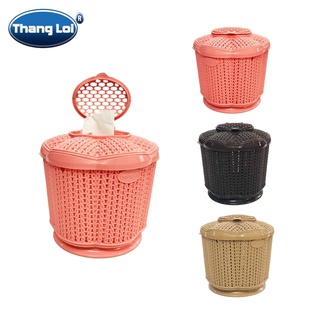 Hộp đựng khăn giấy tròn 14x13.5cm Nhựa Thắng Lợi