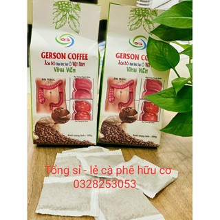 COMBO thải độc đại tràng bằng cà phê hữu cơ dạng túi lọc tiện lợi (1kg cà phê + 6 túi truyền +20 dây nối)
