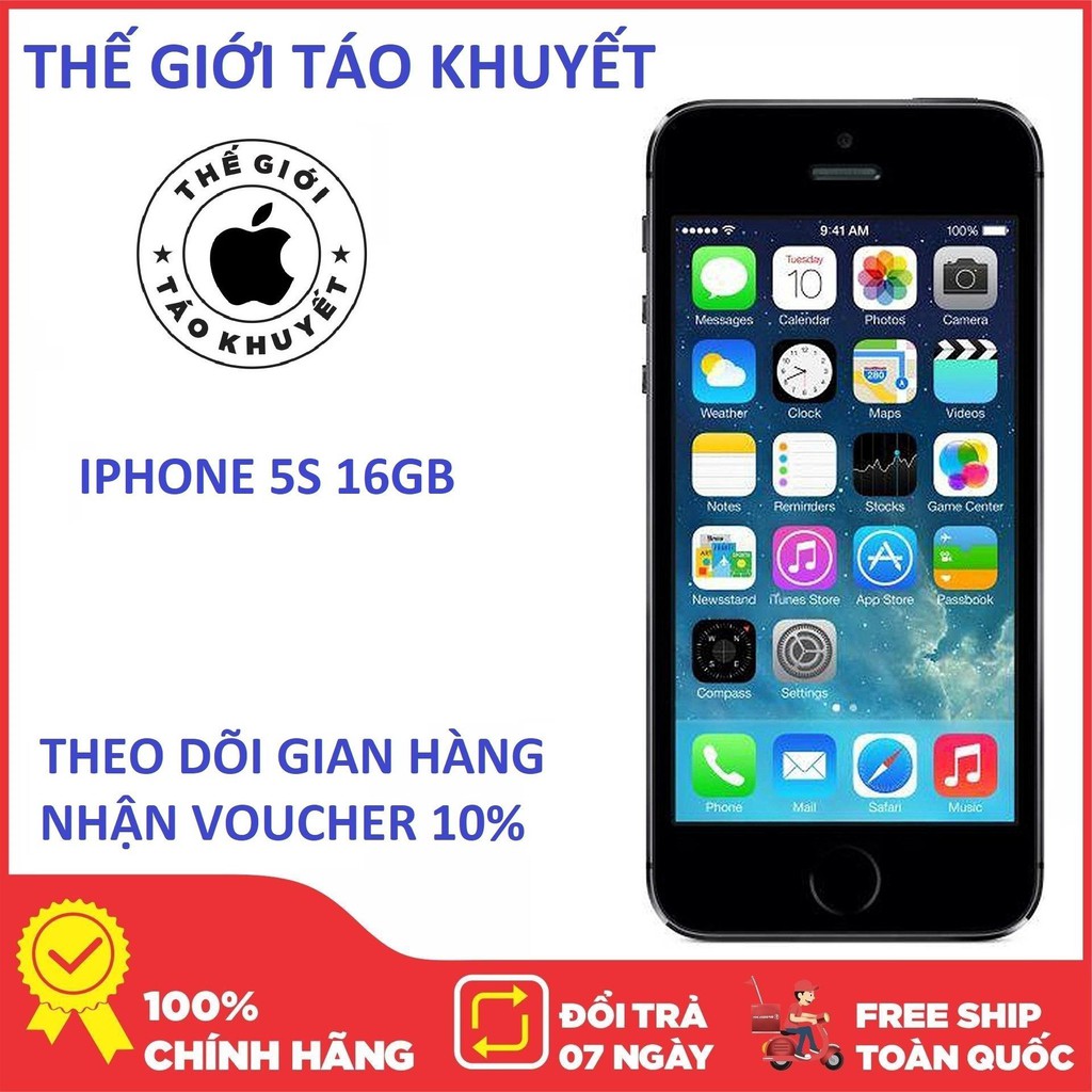 Điện thoại Iphone 5s 32G- Iphone cũ phiên bản QUỐC TẾ Like New 99%