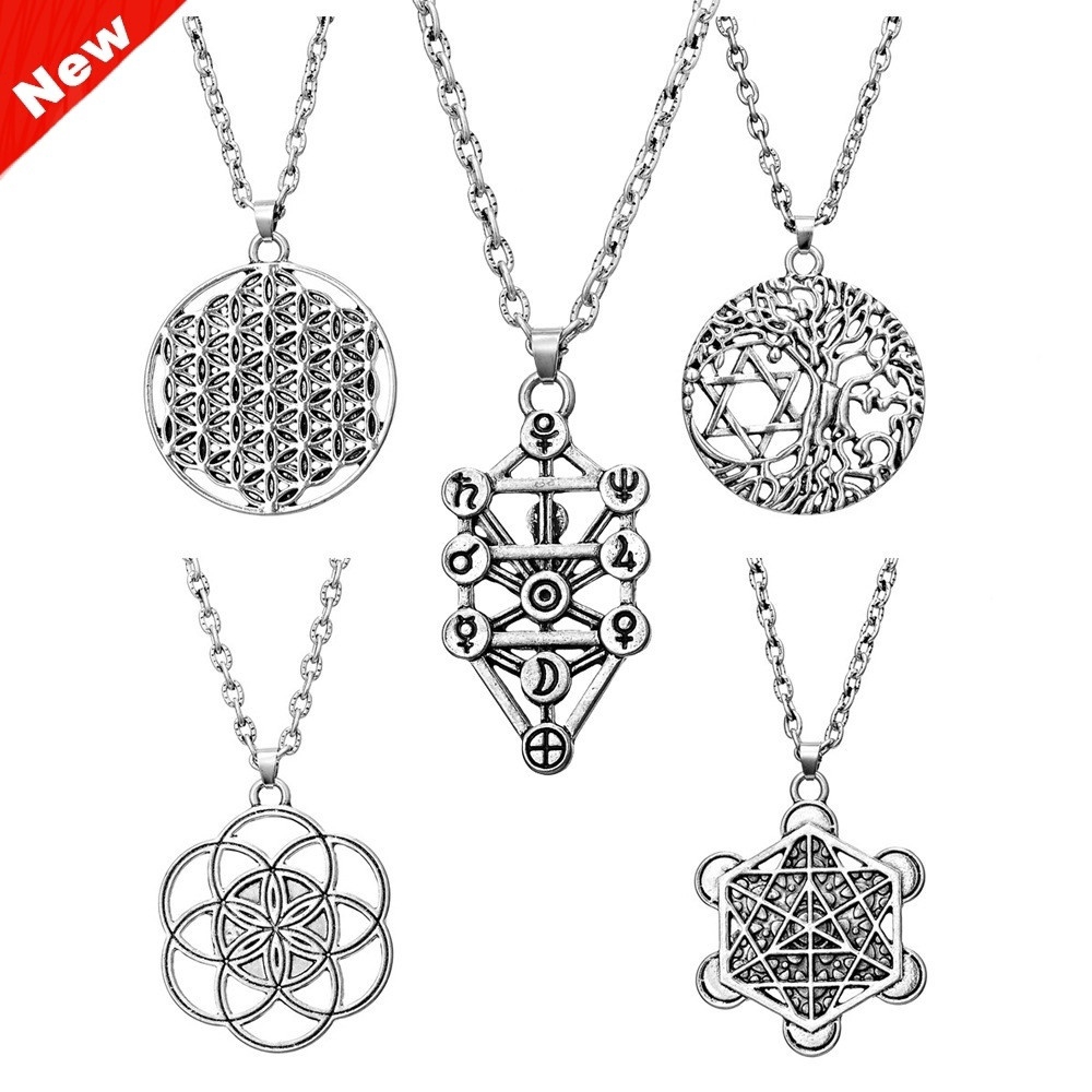 Mặt dây chuyền đá 7 Chakra cân bằng năng lượng