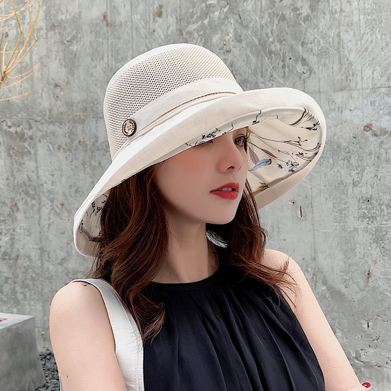 Nón Vành Rộng Chống Tia Uv Thời Trang Cho Nữ