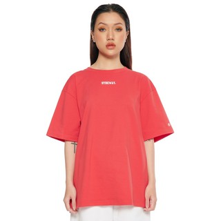 5THEWAY® /solid/ BIG LOGO NEW TEE™ in BITTERSWEET aka Áo Thun Đỏ Tay Ngắn