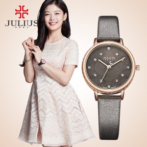 ĐỒNG HỒ NỮ JULIUS JA-943 DÂY DA XÁM