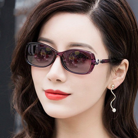 ▣kính râm 2020 thủy triều mới được bảo vệ UV thanh lịch sirgi cô gái thời trang Hàn Quốc đeo mặt ngắn