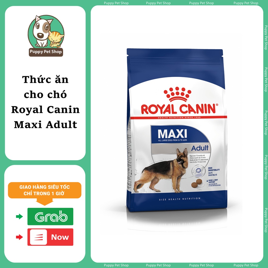 Bao 10kg THỨC ĂN CHO CHÓ ROYAL CANIN MAXI ADULT