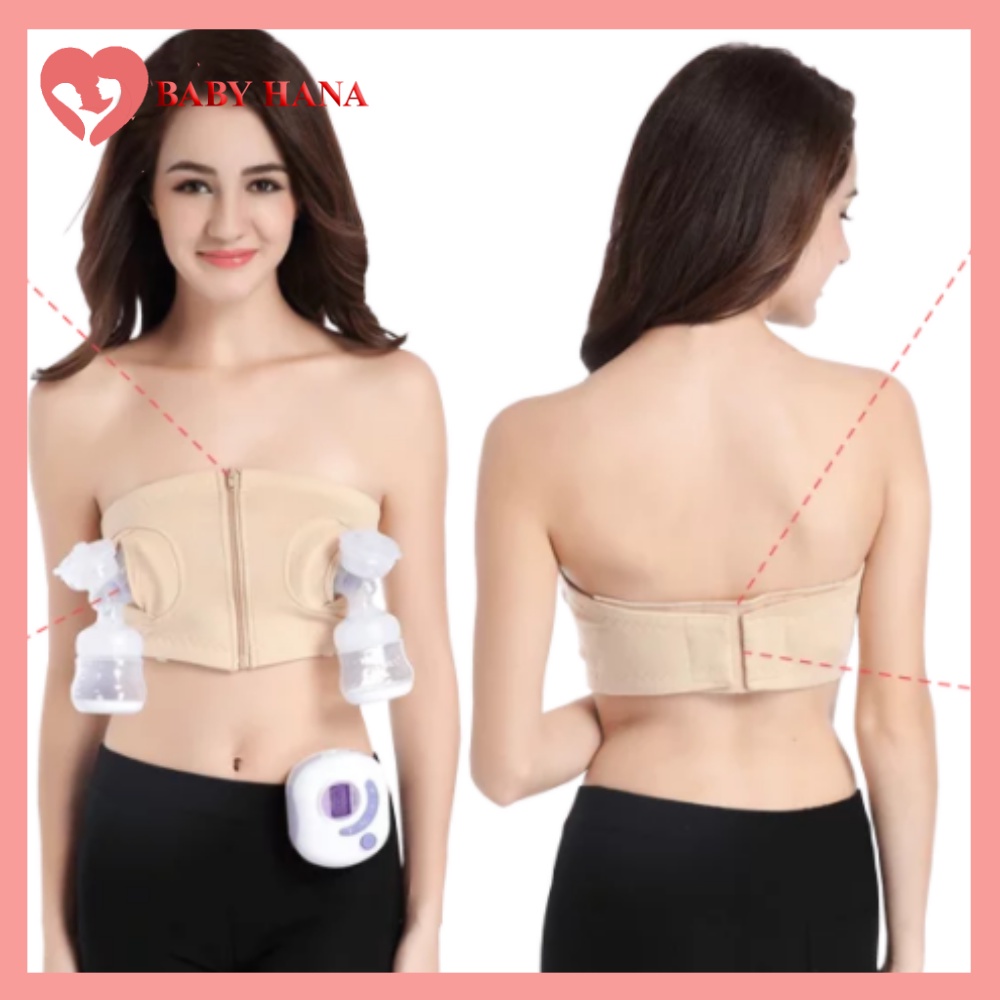 Áo Hút Sữa Rảnh Tay Cotton Có Dây Made In Việt Nam