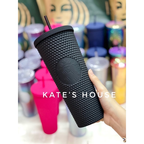 Ly studded Starbucks coldcup ly gai phiên bản matte