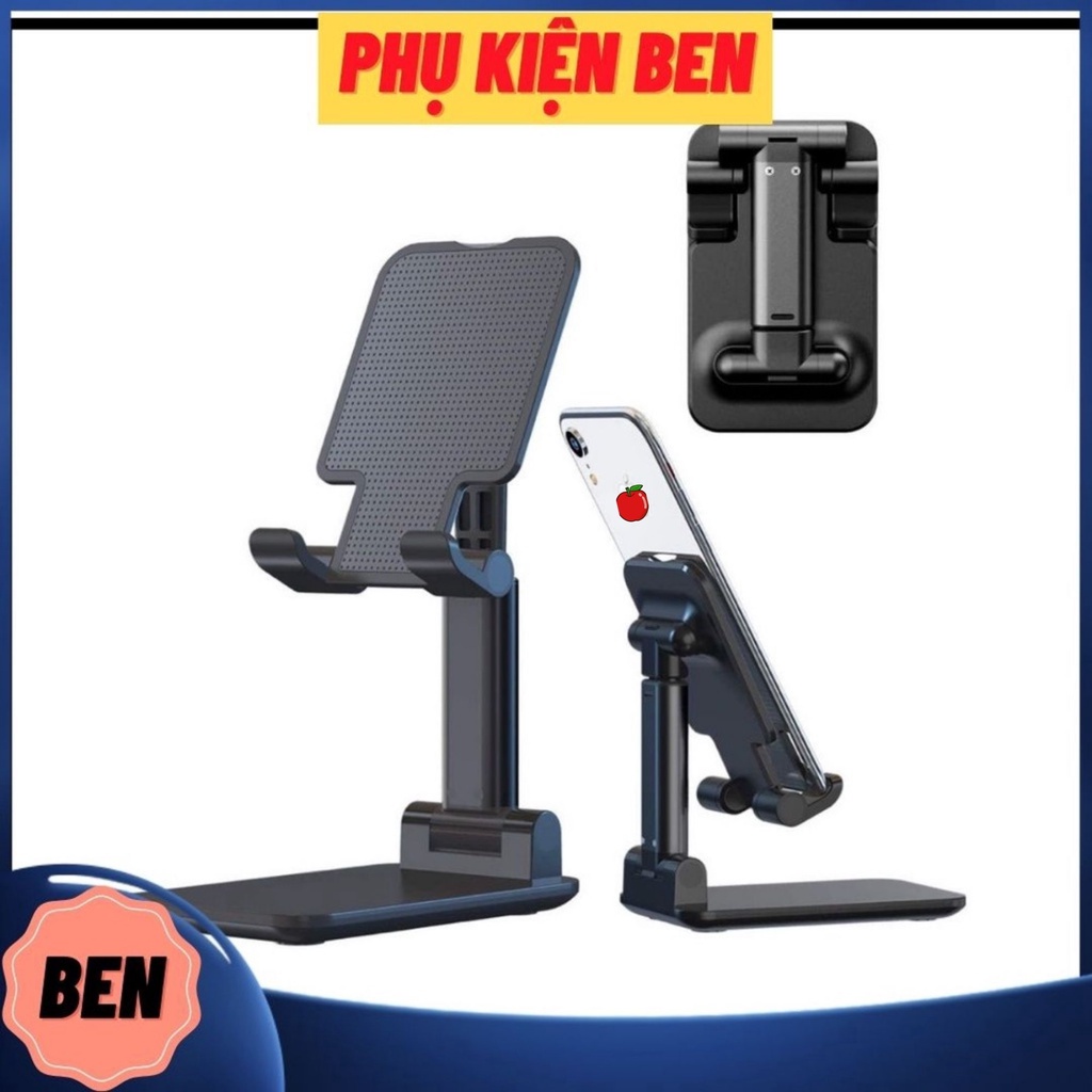 Giá Đỡ Điện Thoại - Khung Gấp Gọn Chắc Chắn, Góc Xoay Linh Hoạt, Hỗ Trợ Làm Việc Hay Học Tập