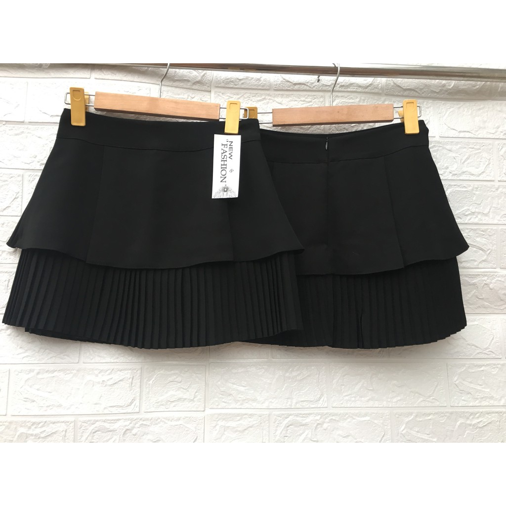 [🎁TẶNG QUÀ TRI ÂN] Chân váy ngắn xòe 2 tầng xếp ly cực hot(3 size S M L) | BigBuy360 - bigbuy360.vn