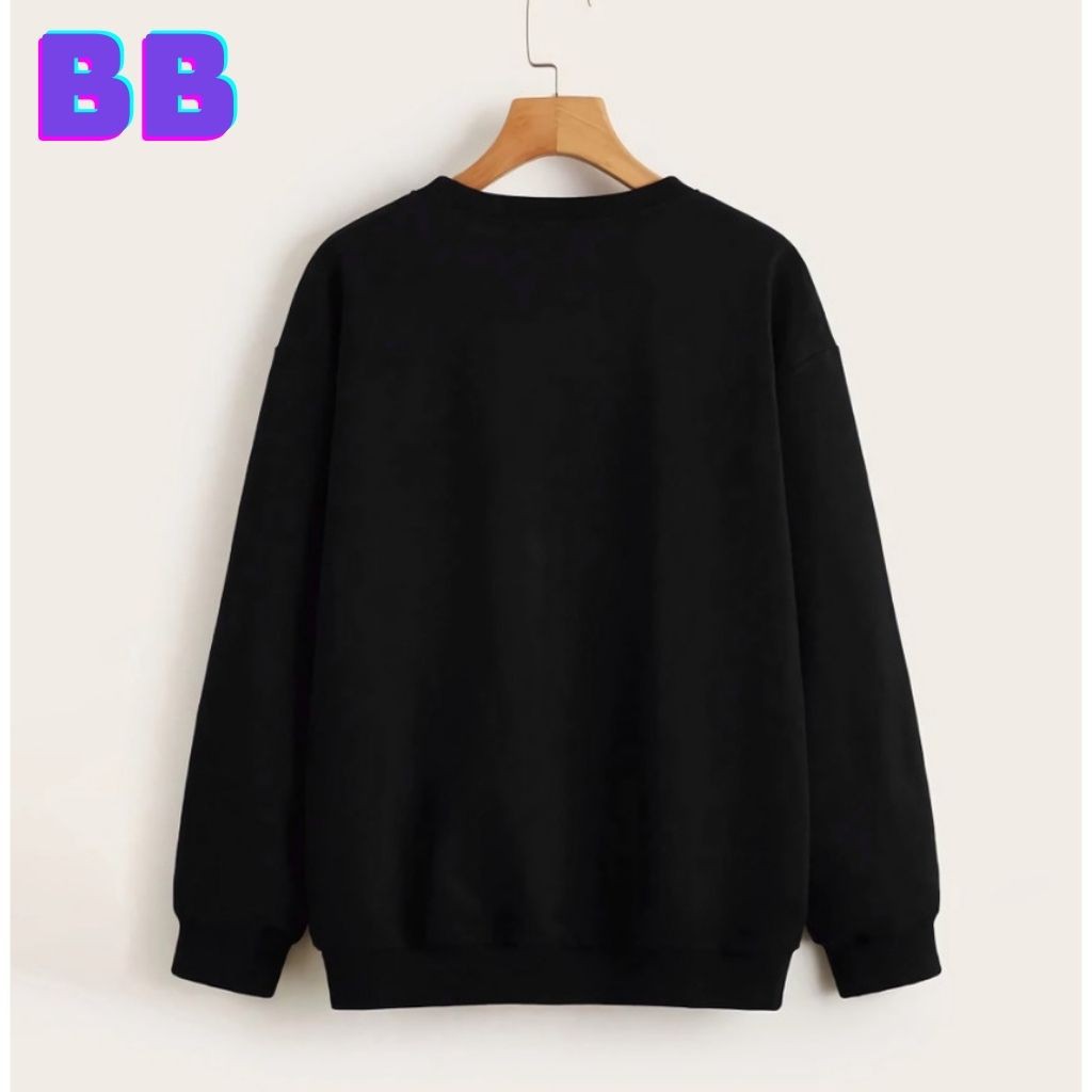 ÁO SWEATER NỈ UNISEX THIẾT KẾ TRƠN KHÔNG IN HÌNH CỰC ĐẸP FORM NAM NỮ ĐỀU MẶC ĐƯỢC
