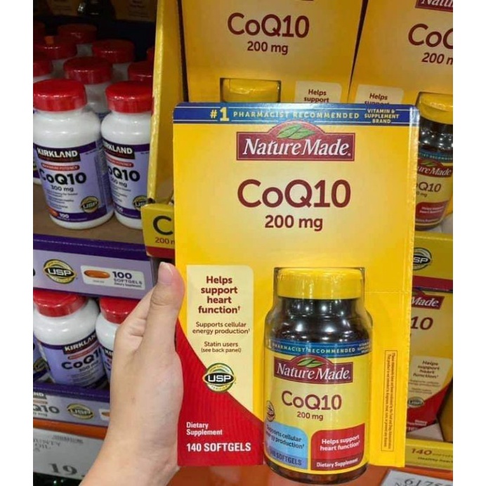 Viên uống Nature Made CoQ10 200mg 140 viên