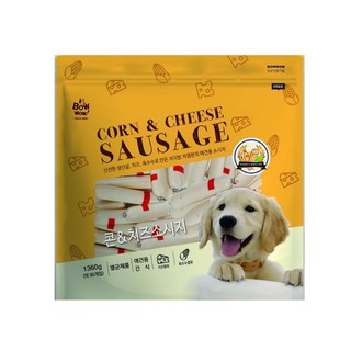 1Cây🐶XÚC XÍCH PHÔ MAI & BẮPlà món ăn nhẹ giàu dinh dưỡng dành cho chó với sự kết hợp của thịt, cá, phô mai giàu canxi.