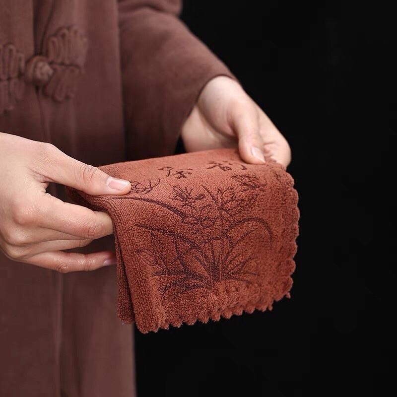 Khăn lau chén trà