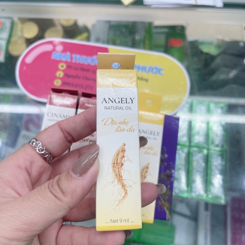 Dầu Gió Bi Lăn 9ml -  Danapha 100% chính hãng