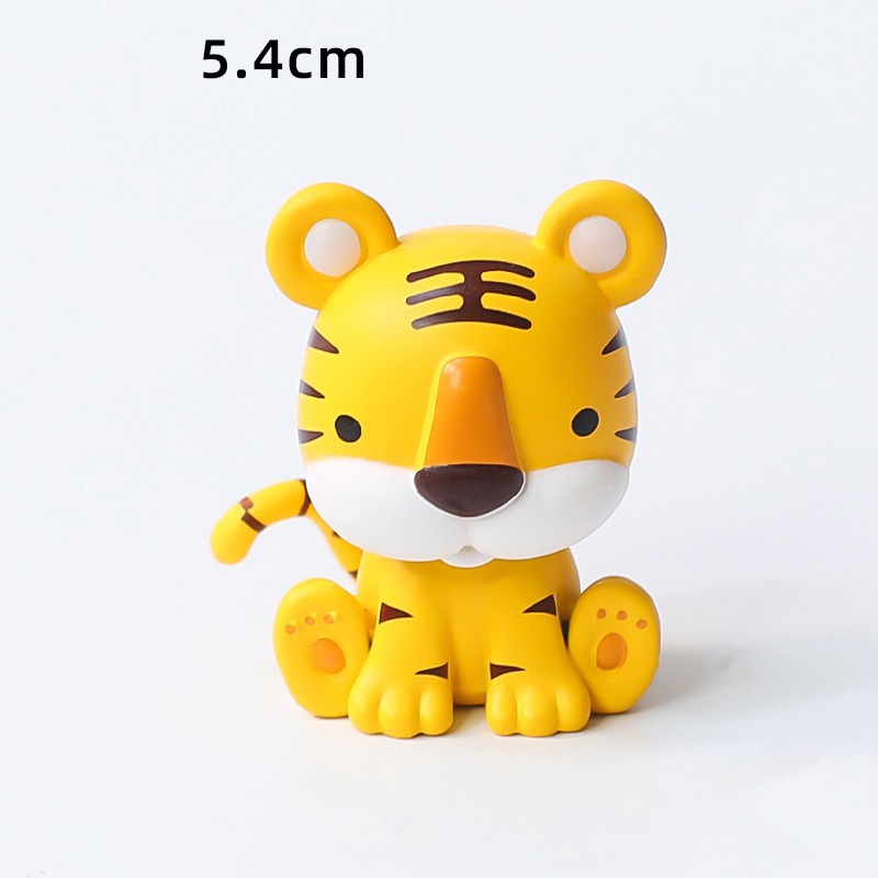 Trang trí hoạt hình hổ vàng - Phụ kiện trang trí bánh sinh nhật