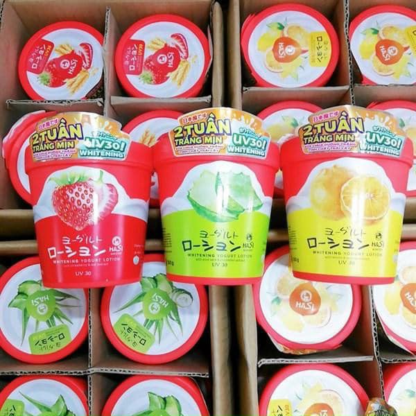 Dưỡng thể trắng da Hasi Kokeshi Yogurt Lotion