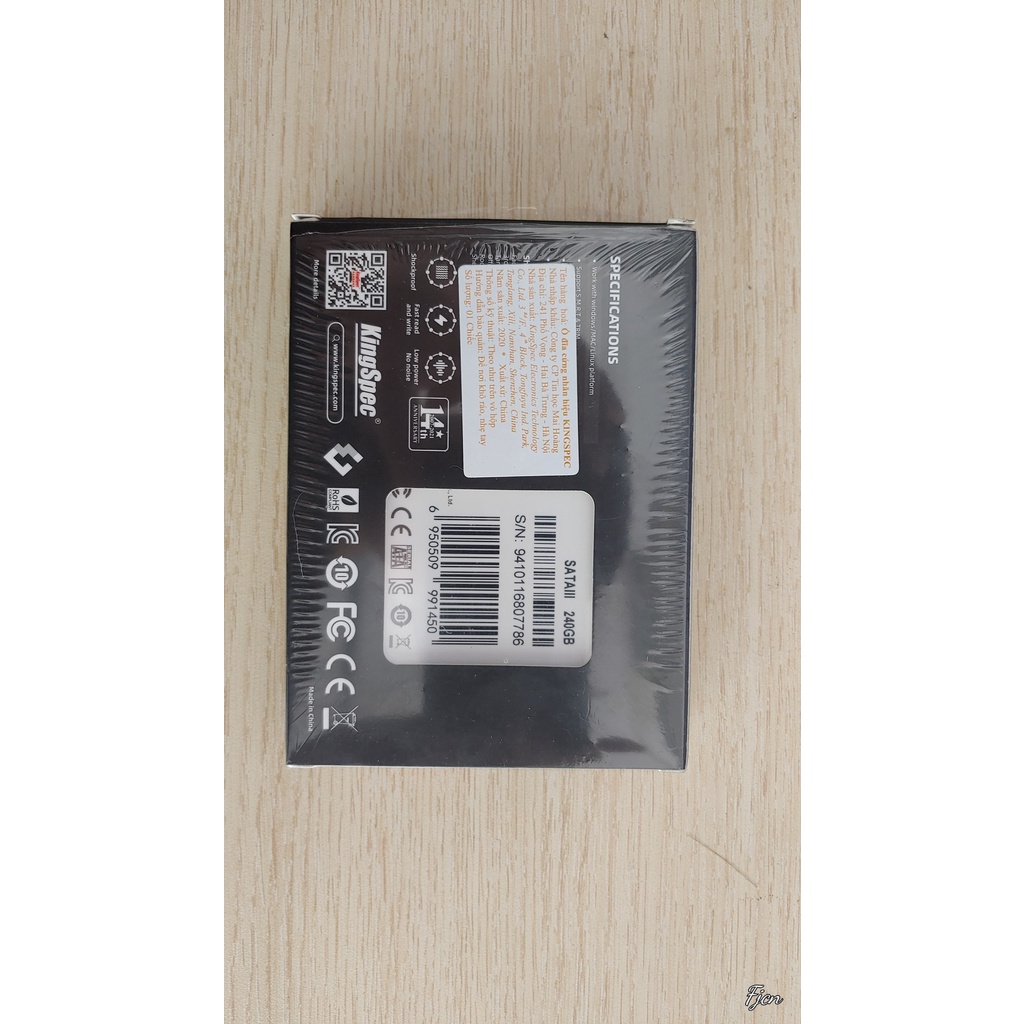 Ổ cứng SSD Kingspec 240GB NEW BH 36 THÁNG | BigBuy360 - bigbuy360.vn