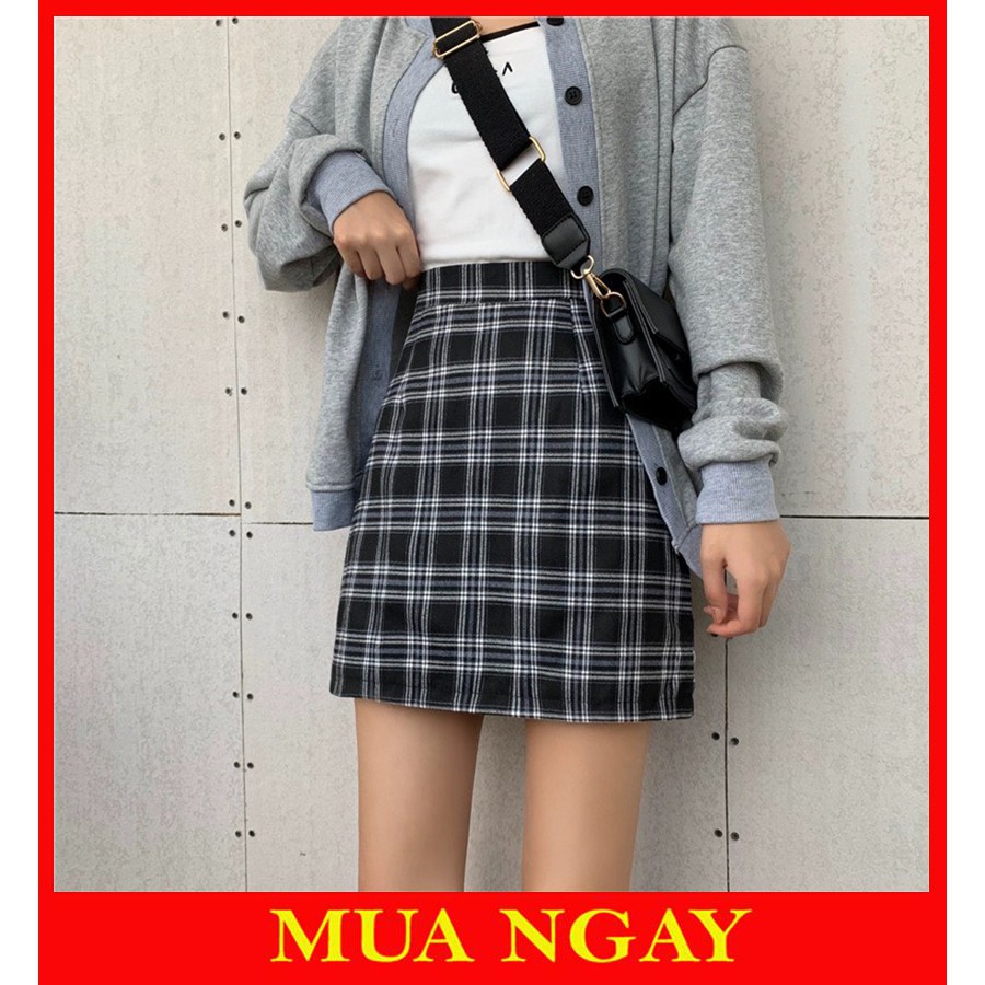 Chân Váy Đẹp Chữ A Kẻ Siêu Xinh CV03 | BigBuy360 - bigbuy360.vn