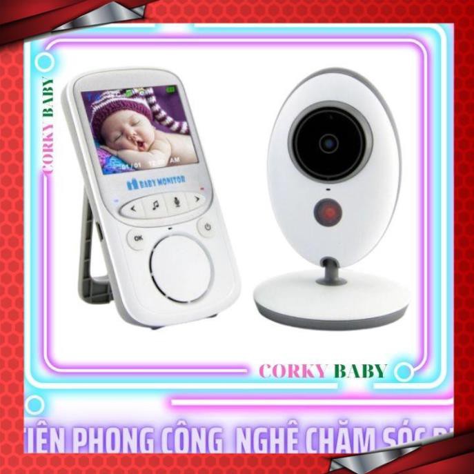 [Hàng có sẵn]Máy báo khóc em bé Camera theo dõi bé siêu nét 2021 - mbk03