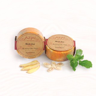 Xà phòng cẩm thạch AZIAL Marble Soap, thảo mộc 100% thiên nhiên, tẩy tế bào chết, dưỡng ẩm, làm mềm da
