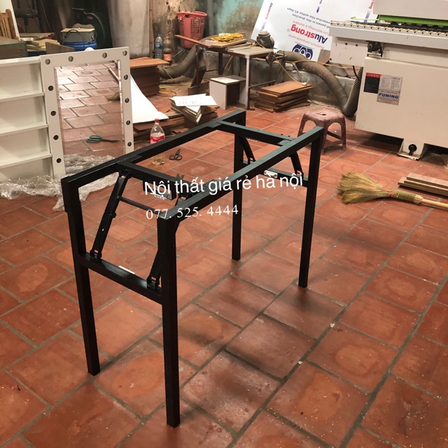 Khung bàn chân sắt gấp gọn 100x50