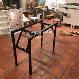 Khung bàn chân sắt gấp gọn 100x50