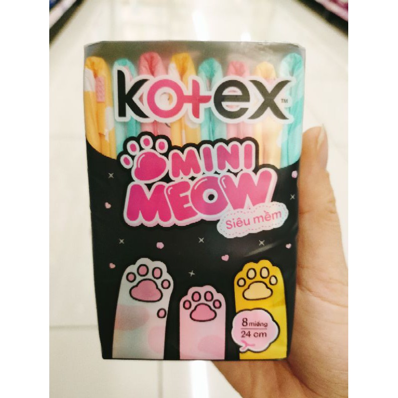 KOTEX MINI MEOW DÀNH CHO TUỔI TIN