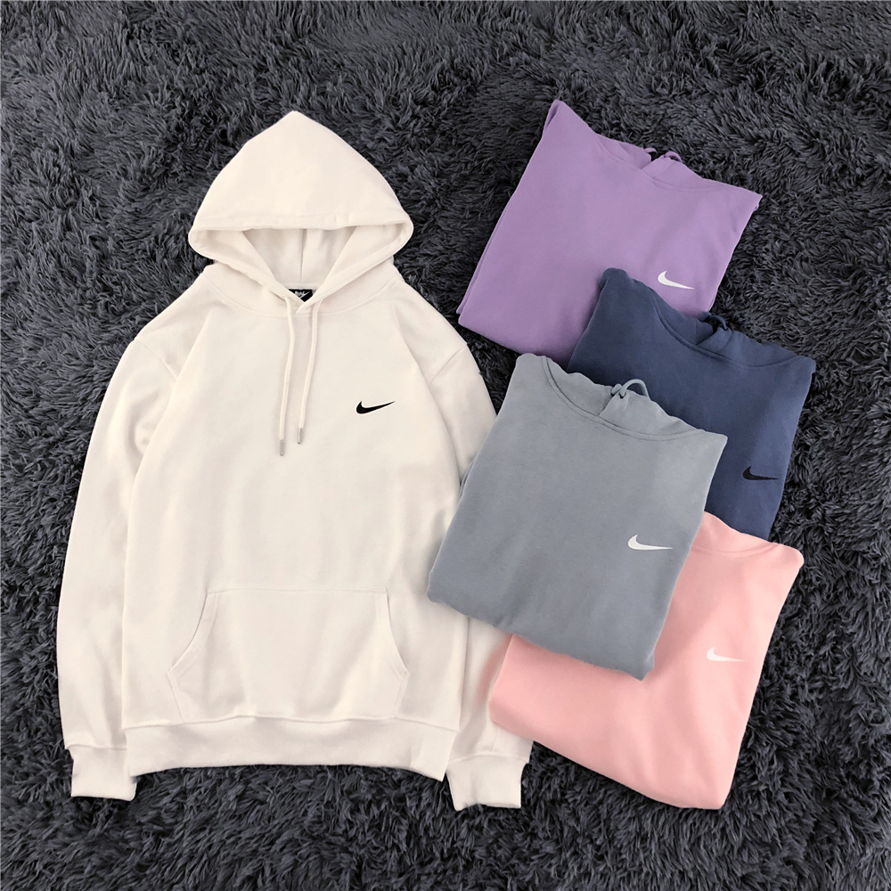 Áo Hoodie Dáng Rộng Cổ Thuyền Thiết Kế Đơn Giản Thời Trang Dành Cho Các Cặp Đôi