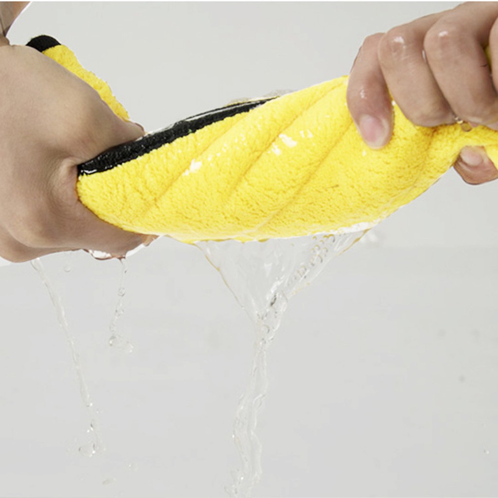 Khăn tắm cho chó mèo siêu thấm hút cho chó mèo bằng vải Microfiber mặt vàng mặt xám, cỡ L 100x50cm