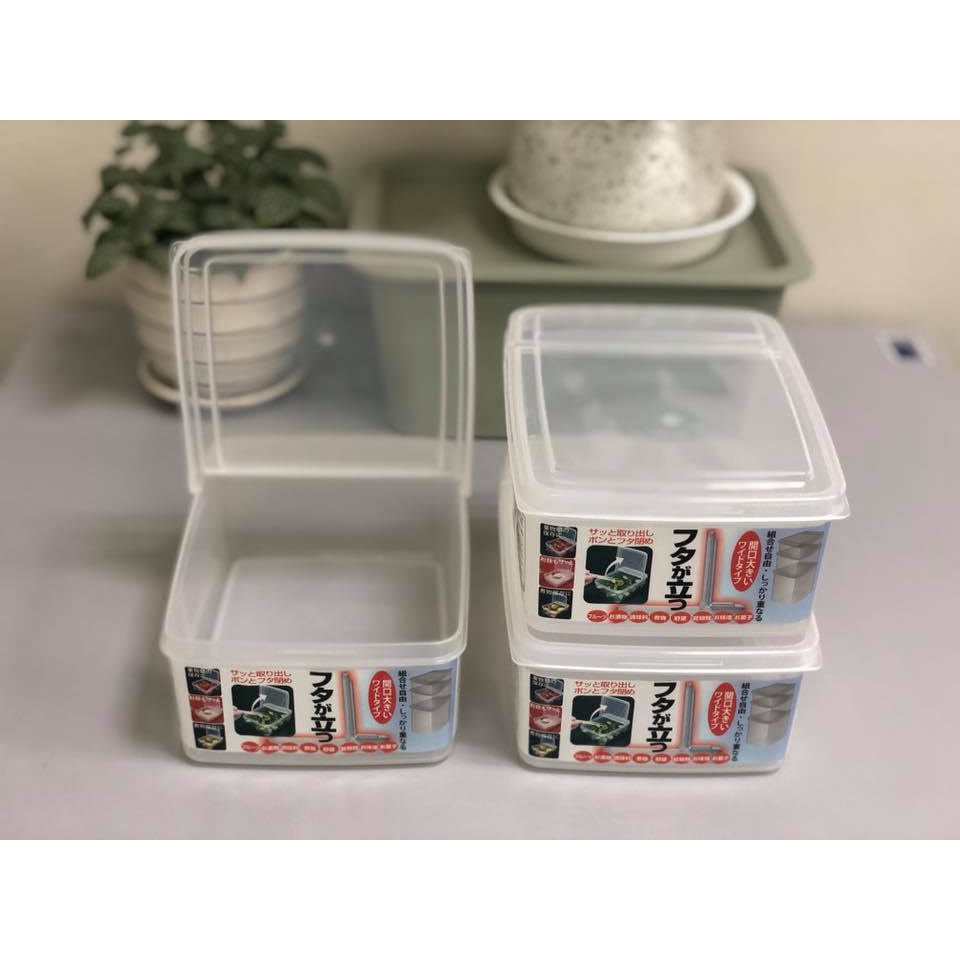 Hộp nhựa đựng thực phẩm nắp liền Lock Pack Nhật Bản nhựa PP cao cấp, an toàn tuyệt đối