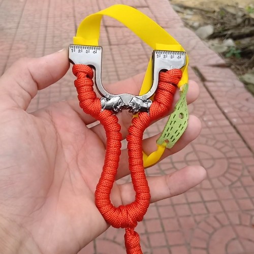 Ná Cao Su Giá Rẻ_ Ná Bò Húc + 2 Dây 1mm 2 Mặt